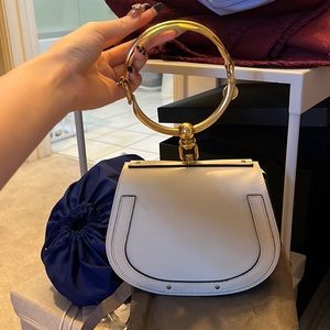 Only use twice, almost brand new Chloe cream white bag
